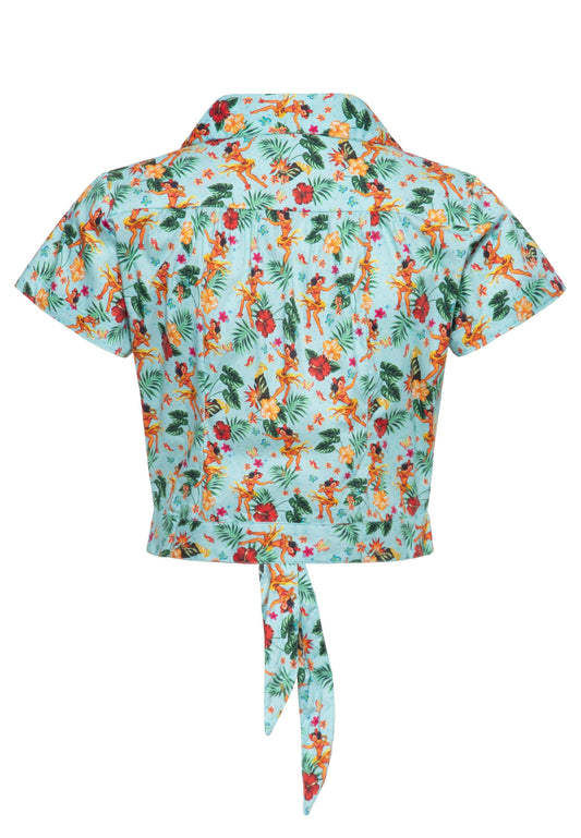 🌺 Chemisier Hula Girls – Queen Kerosin