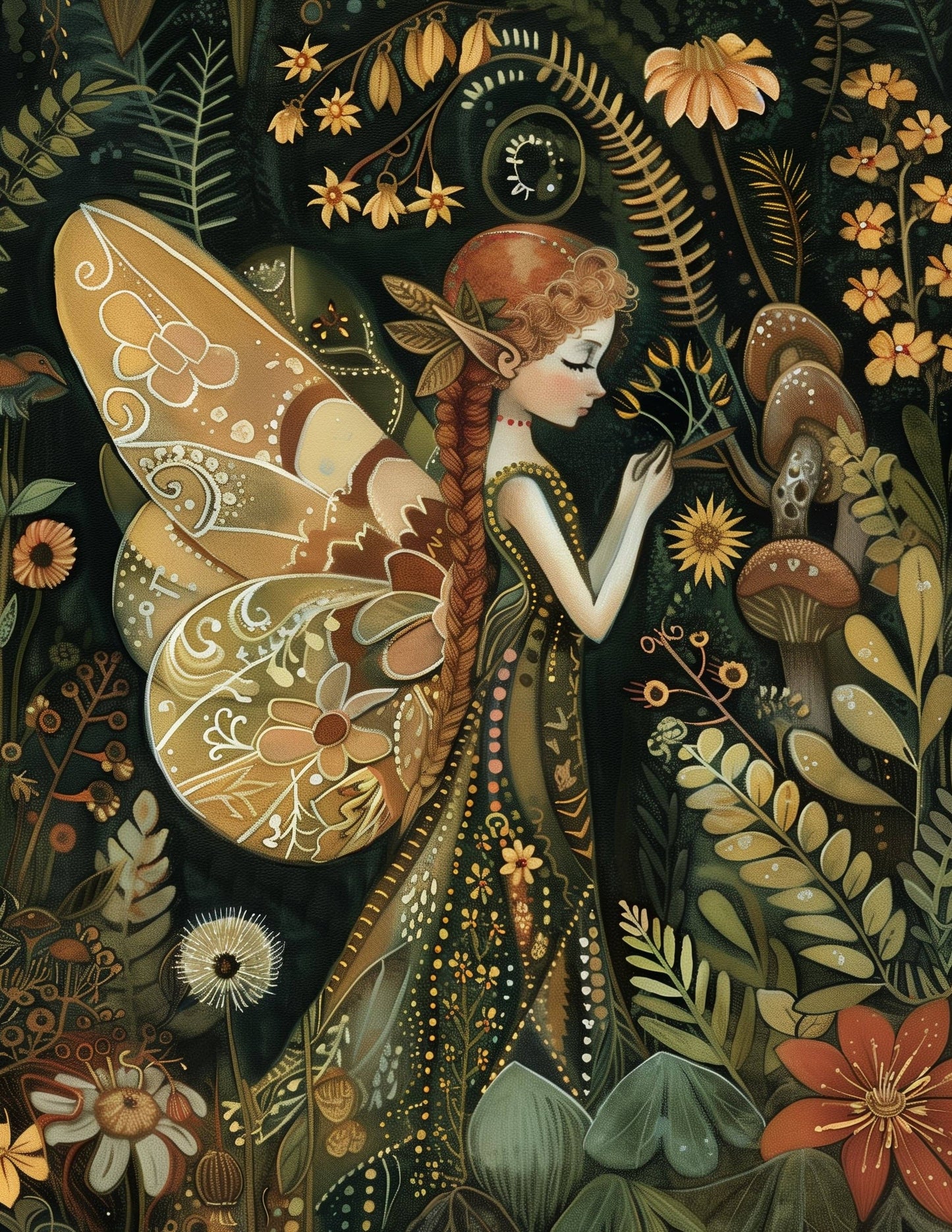 Fées des Bois : Rosa | Fanfreluches de Cartes