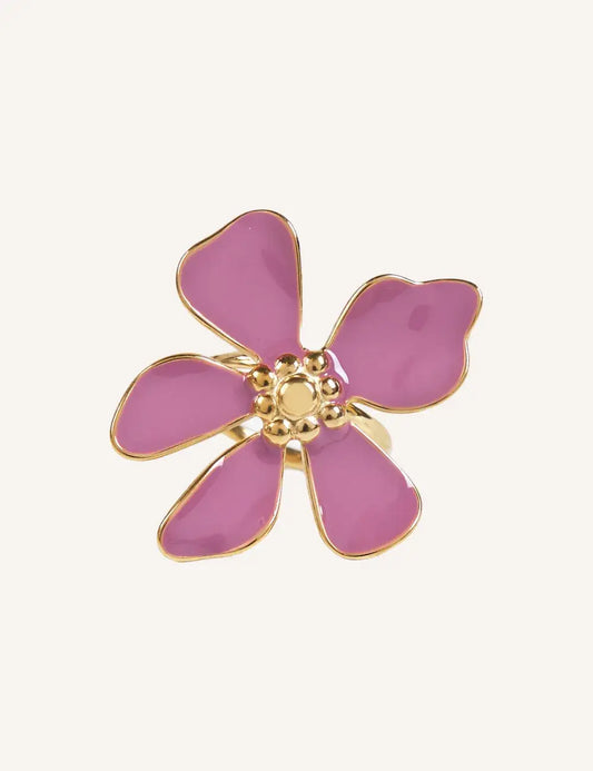 Bague Colorée en Acier Inoxydable & Émail – Marque CUCOCUCA