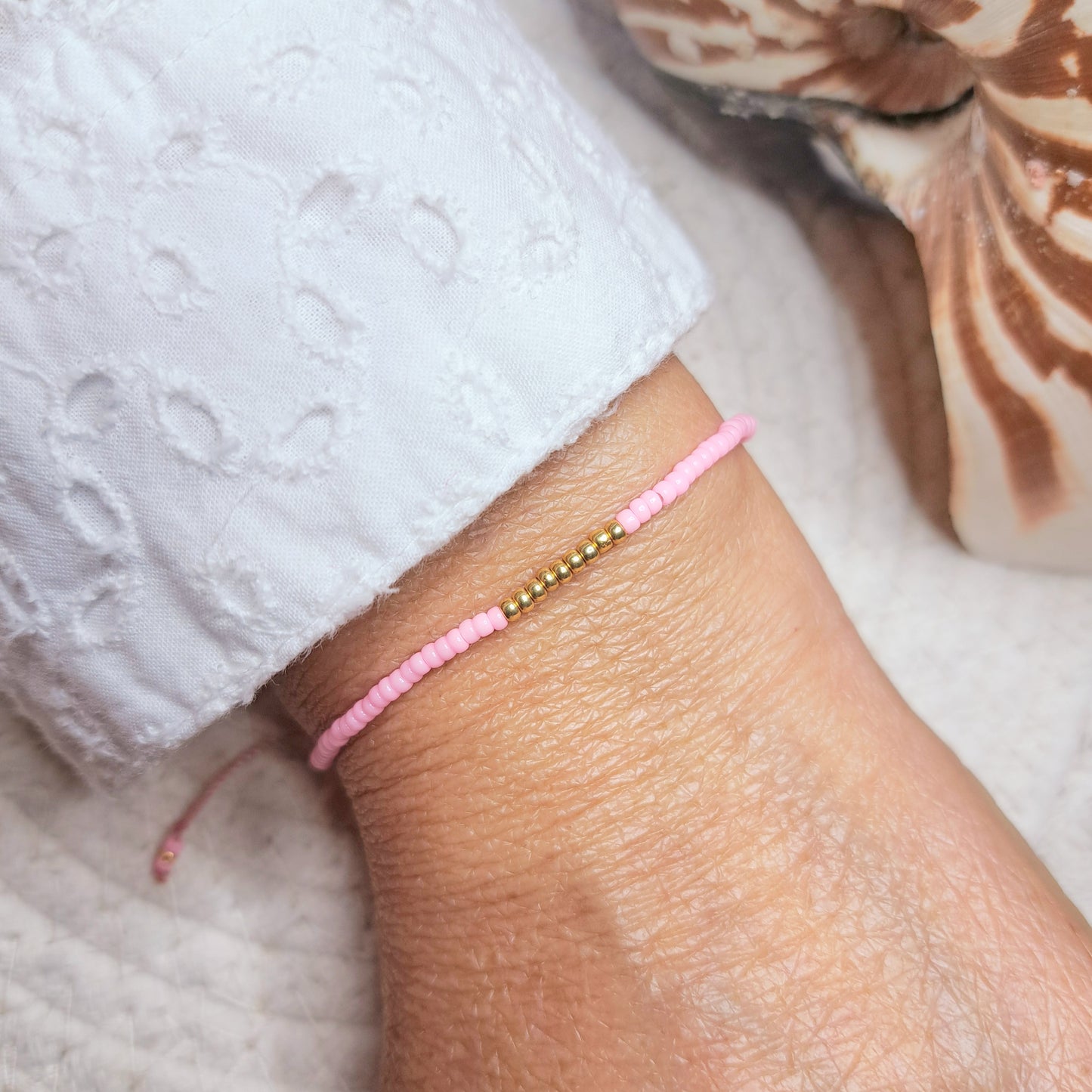 Bracelet VARUA – Perles Miyuki & Touche dorée