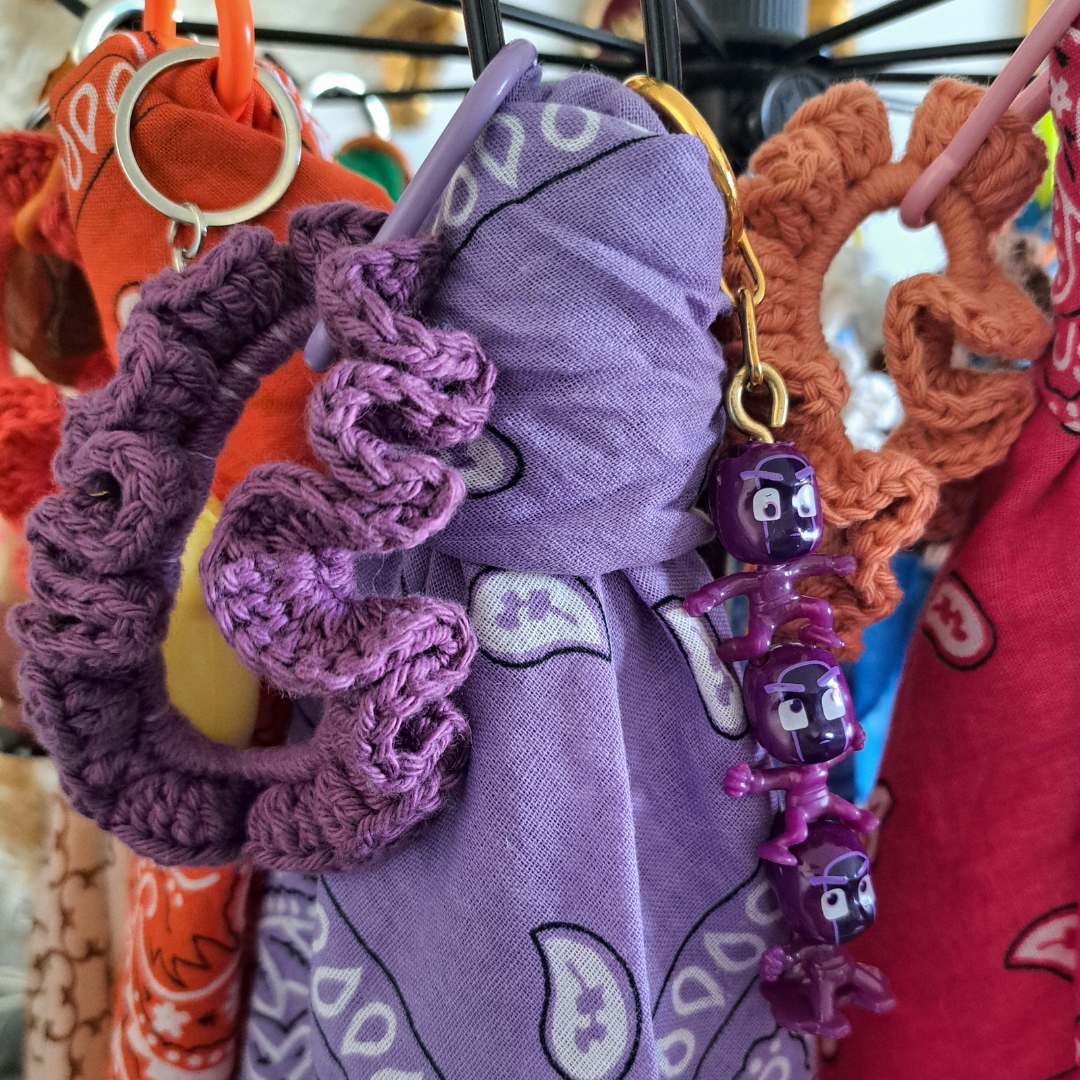 Bijou de Sac – Gri-Gri Unique avec Foulard & Chouchou Crochet