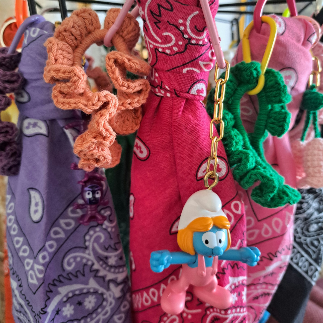 Bijou de Sac – Gri-Gri Unique avec Foulard & Chouchou Crochet