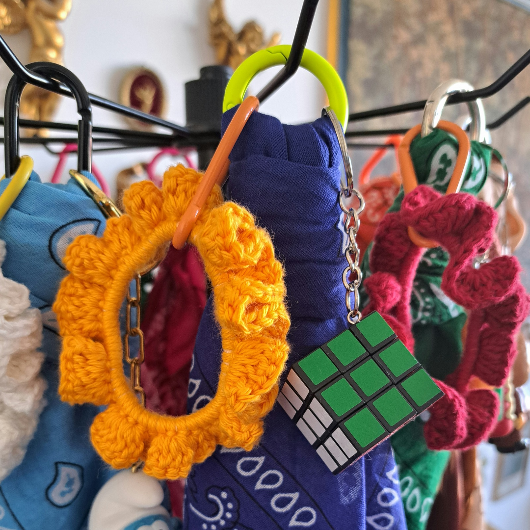 Bijou de Sac – Gri-Gri Unique avec Foulard & Chouchou Crochet