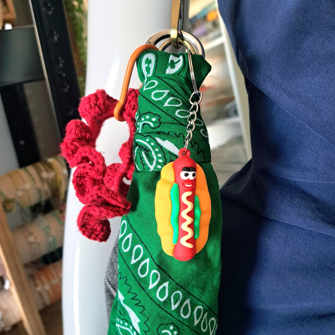 Bijou de Sac – Gri-Gri Unique avec Foulard & Chouchou Crochet