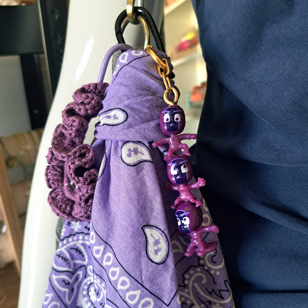 Bijou de Sac – Gri-Gri Unique avec Foulard & Chouchou Crochet