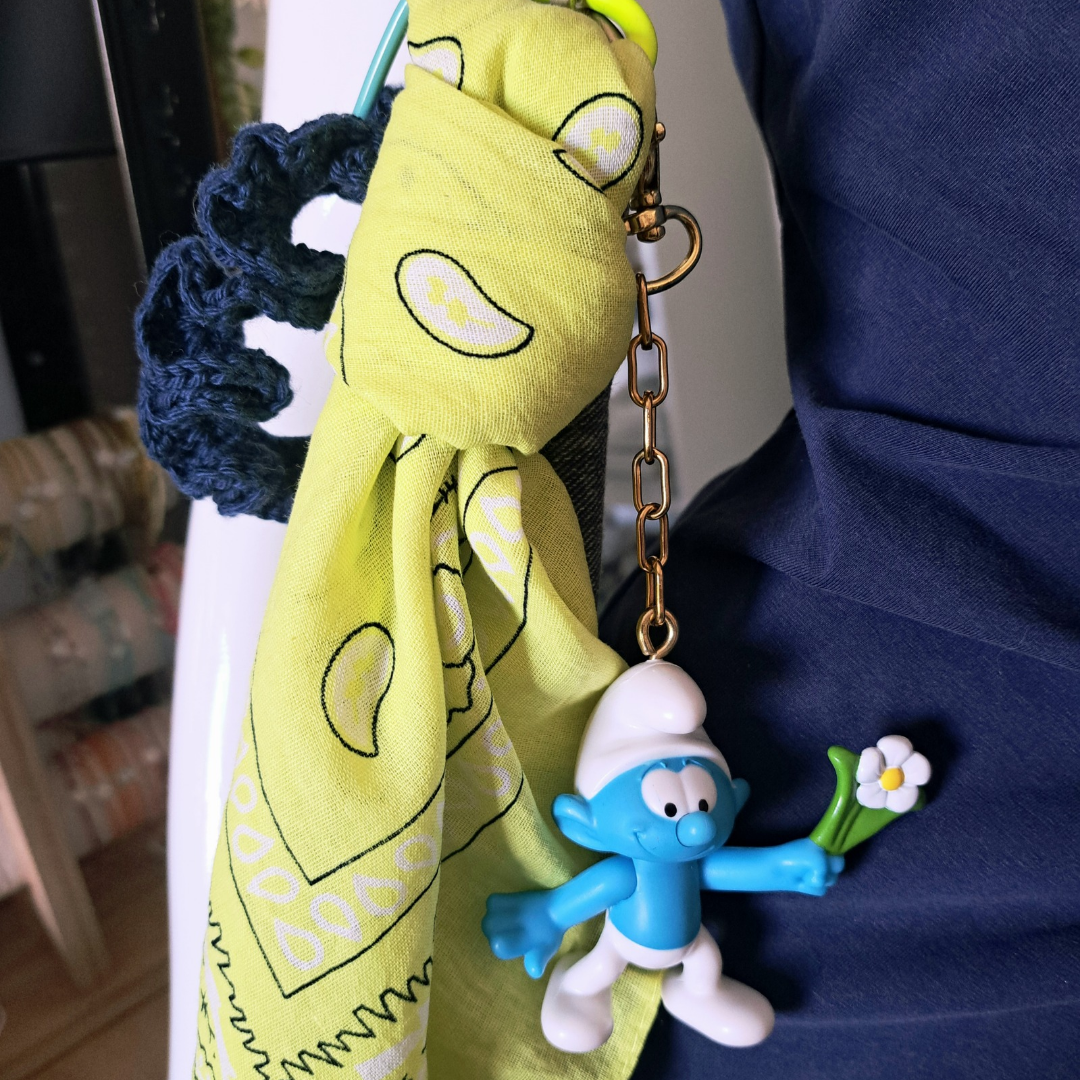 Bijou de Sac – Gri-Gri Unique avec Foulard & Chouchou Crochet