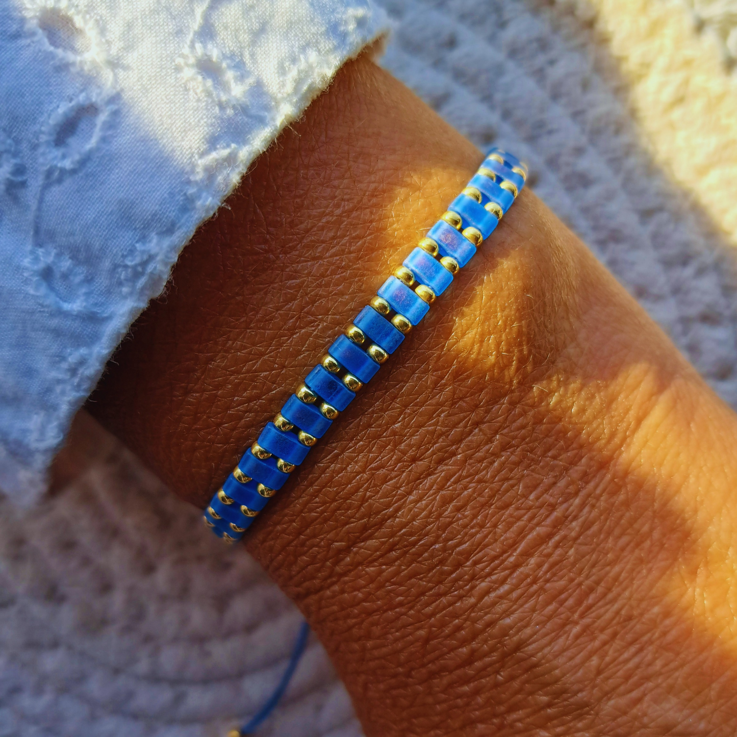 Bracelet Madone - perles Miyuki - simple, médaille Vierge ou duo