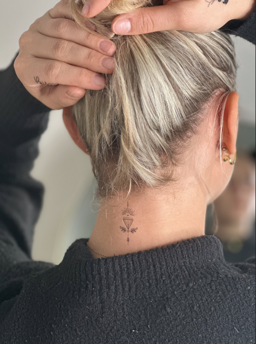 Tatouage Ephémère à encre d'origine naturelle : Crépuscule floral - Pack de 5 tatouages