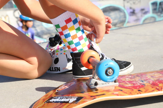Chaussettes Damier Multicouleurs