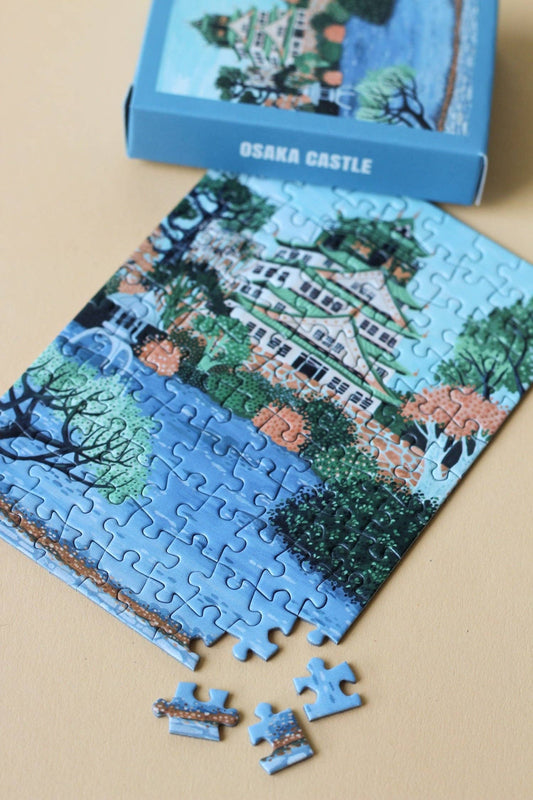 Mini-puzzle Château d'Osaka, 99 pièces