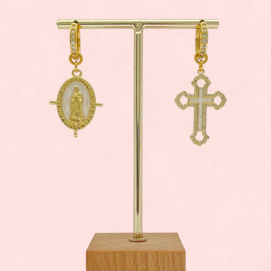 Créoles Madone/Croix