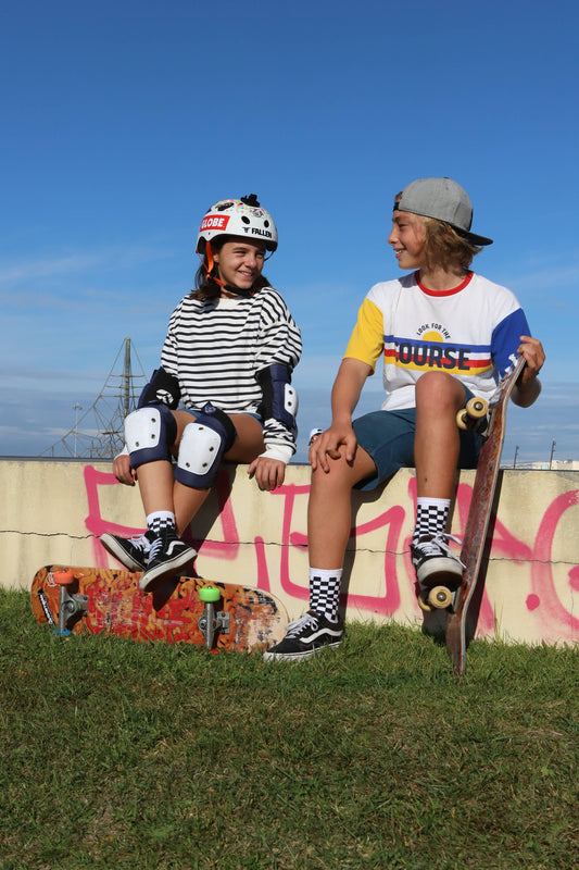Chaussettes Damier Noir/Blanc