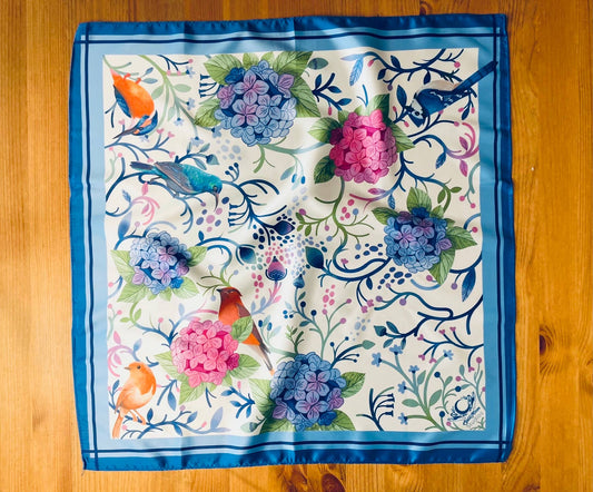 Foulard "Le Paradis des Oiseaux"