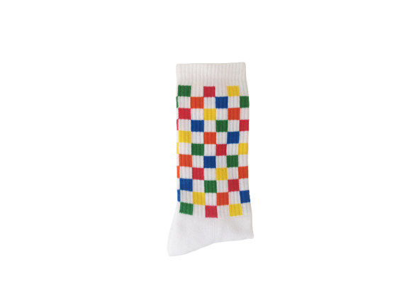 Chaussettes Damier Multicouleurs