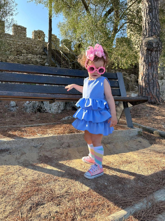 Chaussettes Enfant Rayures Guimauve