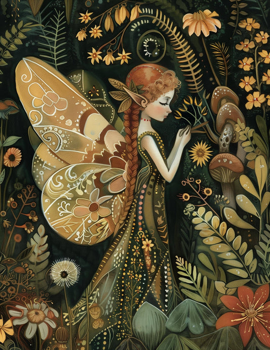 Fées des Bois : Rosa | Fanfreluches de Cartes