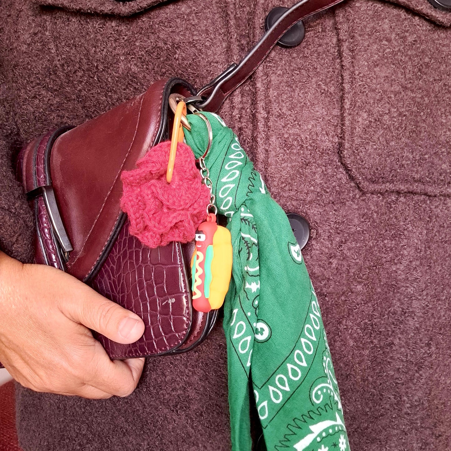 Bijou de Sac – Gri-Gri Unique avec Foulard & Chouchou Crochet