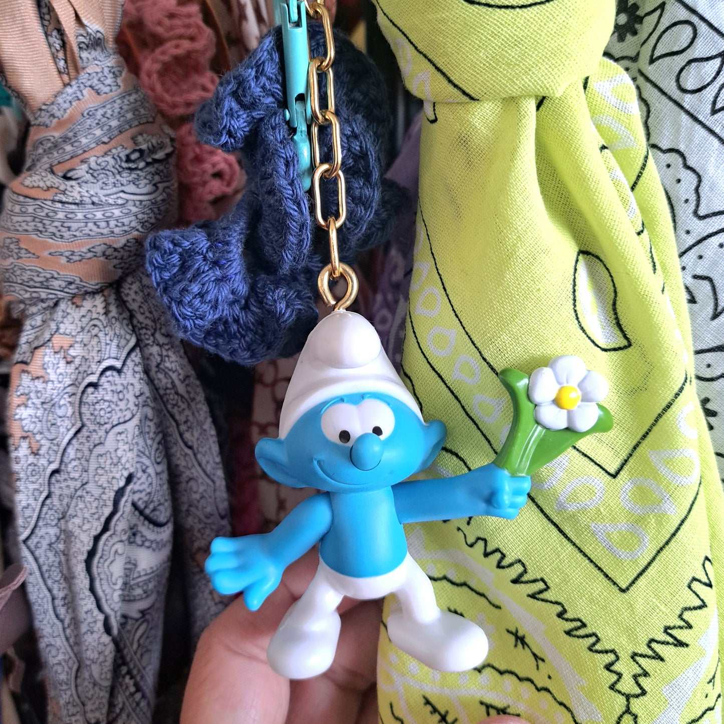 Bijou de Sac – Gri-Gri Unique avec Foulard & Chouchou Crochet