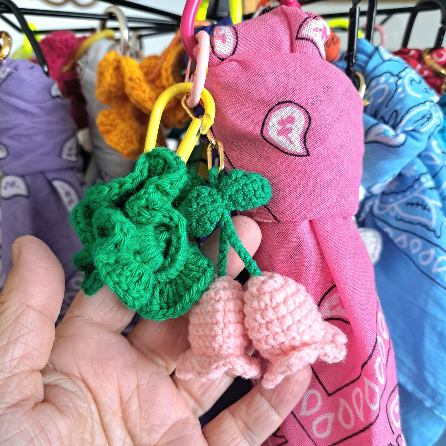 Bijou de Sac – Gri-Gri Unique avec Foulard & Chouchou Crochet