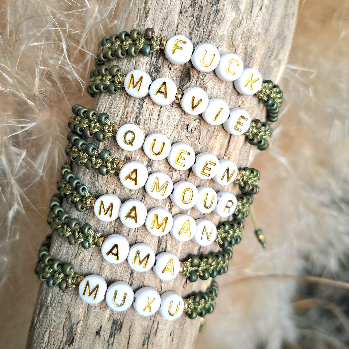 Bracelet Mantra Coloré – Mots & Énergie des couleurs