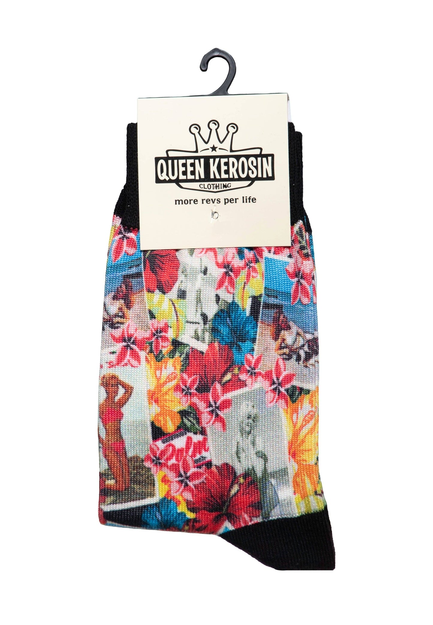 🌺 Chaussettes Aloha Vintage – Queen Kerosin
