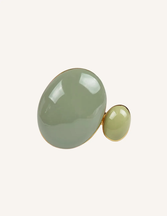 Bague Colorée en Acier Inoxydable & Émail