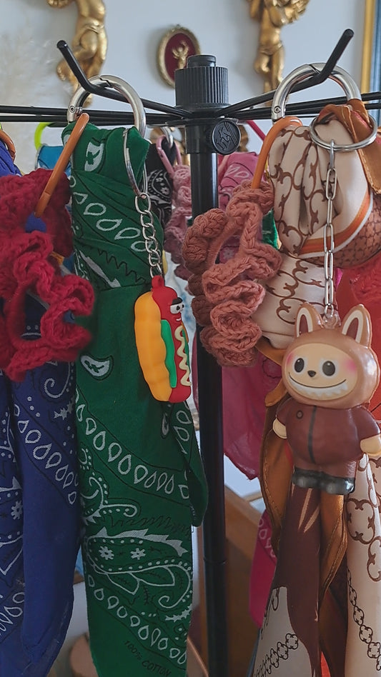 Bijou de Sac – Gri-Gri Unique avec Foulard & Chouchou Crochet